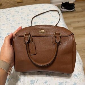 Coach Tan Leather Satchel